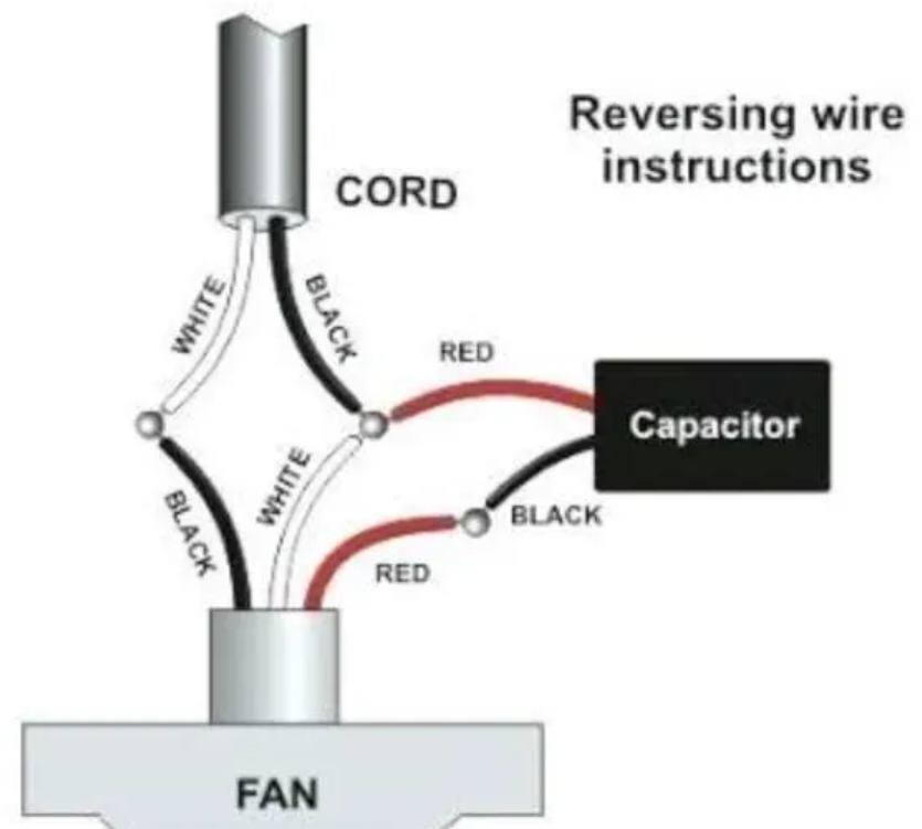 ceiling fan capacitor wiring